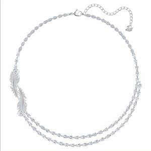 Swarovski Nice Necklace 
White, Rhodium plated